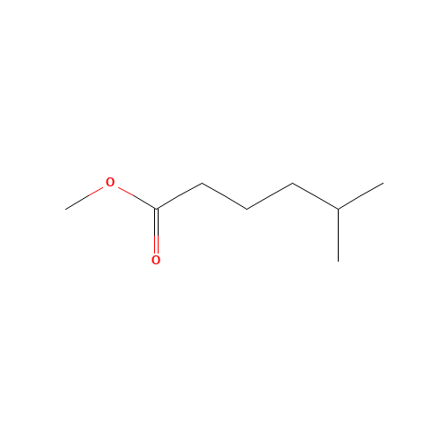 methyl 5-methylhexanoate (CAS: 2177-83-5) - Chemical Structure and Molecular Formula 