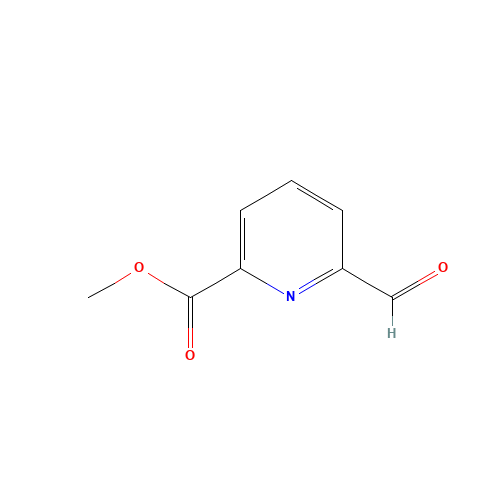 methyl 6-formylpyridine-2-carboxylate (CAS: 69950-65-8) - Chemical Structure and Molecular Formula 