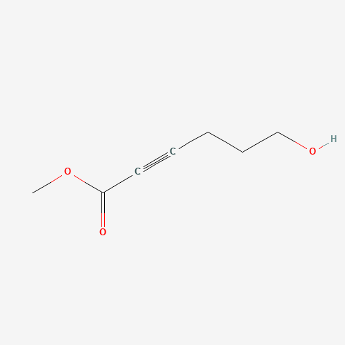 Methyl 6-hydroxy-2-hexynoate (CAS: 123368-72-9) - Chemical Structure and Molecular Formula 
