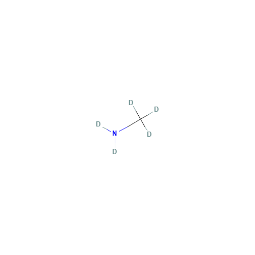 METHYLAMINE-D5 DEUTERIOCHLORIDE (CAS: 14779-55-6) - Chemical Structure and Molecular Formula 