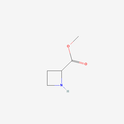 Methylazetidin-2-carboxylat (CAS: 134419-57-1) - Chemical Structure and Molecular Formula 
