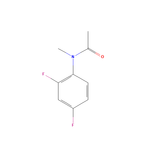 N-(2,4-difluorophenyl)-N-methylacetamide (CAS: 238403-47-9) - Chemical Structure and Molecular Formula 