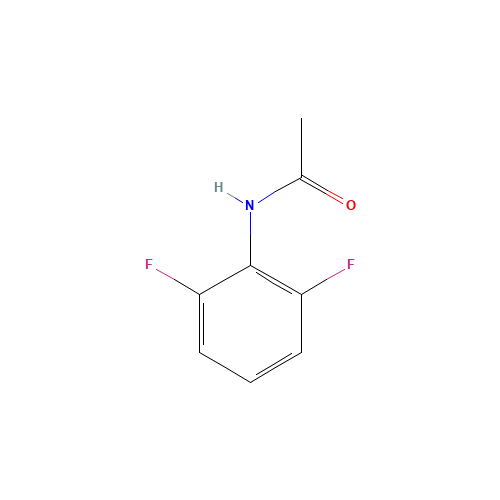 N-(2,6-difluorophenyl)acetamide (CAS: 3896-29-5) - Chemical Structure and Molecular Formula 