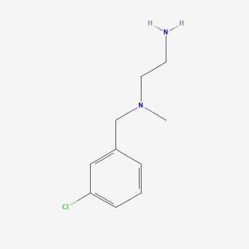 N-(3-Chlorobenzyl)-N-methyl-1,2-ethanediamine (CAS: 103264-69-3) - Chemical Structure and Molecular Formula 