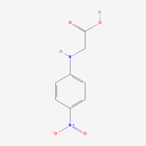 N-(4-nitrophenyl)glycine (CAS: 619-91-0) - Chemical Structure and Molecular Formula 