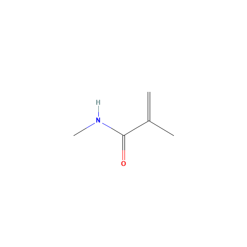 n,2-dimethylacrylamide (CAS: 3887-02-3) - Chemical Structure and Molecular Formula 