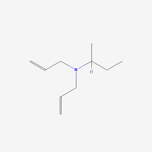 N,N-Diallylbutan-2-amine (CAS: 36398-57-9) - Chemical Structure and Molecular Formula 