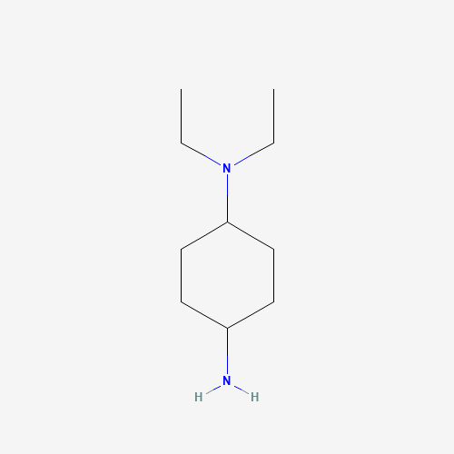 N,N-Diethyl-1,4-cyclohexanediamine (CAS: 42389-54-8) - Chemical Structure and Molecular Formula 