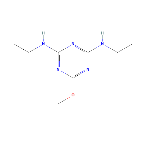 N,N'-Diethyl-6-methoxy-1,3,5-triazin-2,4-diamin (CAS: 673-04-1) - Related Chemical Product