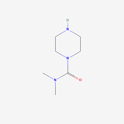 N,N-dimethylpiperazine-1-carboxamide (CAS: 41340-78-7) - Chemical Structure and Molecular Formula 