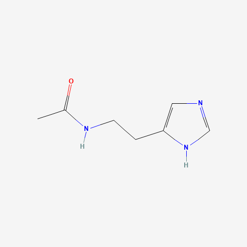 N-[2-(1H-Imidazol-4-yl)ethyl]acetamide (CAS: 673-49-4) - Chemical Structure and Molecular Formula 