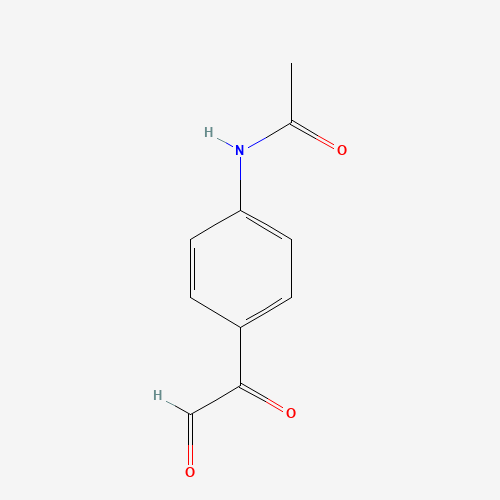 N-[4-(Oxoacetyl)phenyl]acetamide (CAS: 67014-06-6) - Chemical Structure and Molecular Formula 