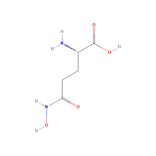 N2-Hydroxy-L-glutamine (CAS: 1955-67-5) - Chemical Structure and Molecular Formula 
