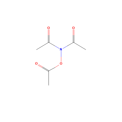 N-Acetoxy-N-acetylacetamide (CAS: 17720-63-7) - Chemical Structure and Molecular Formula 