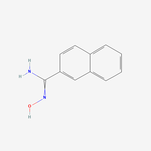 Naphthalene-2-acetamide oxime (CAS: 64893-54-5) - Chemical Structure and Molecular Formula 
