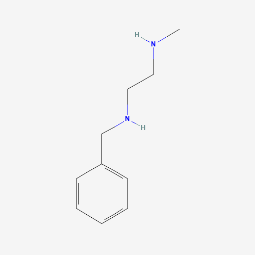N-Benzyl-N'-methyl-1,2-ethanediamine (CAS: 56904-09-7) - Chemical Structure and Molecular Formula 