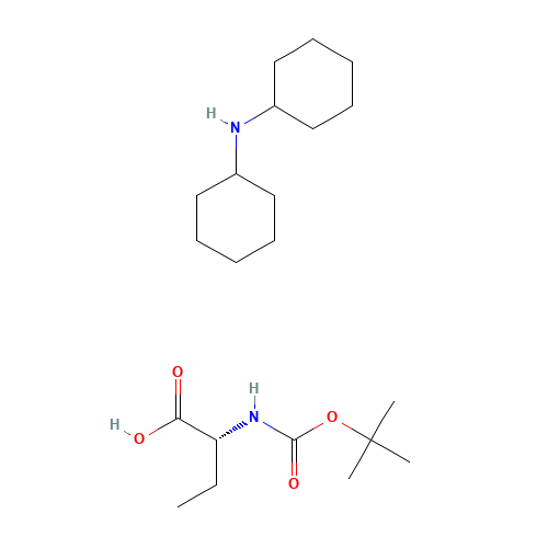 N-Cyclohexylcyclohexanaminium (2R)-2-[(tert-butoxycarbonyl)amino]butanoate (CAS: 27494-47-9) - Related Chemical Product