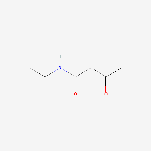 N-Ethyl-3-oxobutanamide (CAS: 10138-46-2) - Chemical Structure and Molecular Formula 