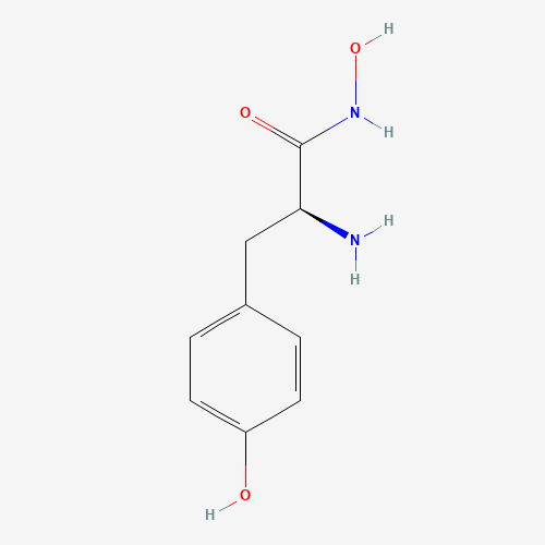 N-hydroxy-L-tyrosinamide (CAS: 4985-42-6) - Chemical Structure and Molecular Formula 