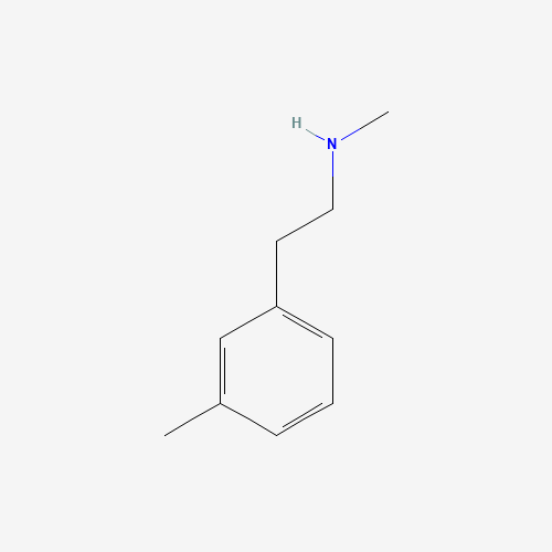 N-Methyl-2-(3-methylphenyl)ethanamine (CAS: 137069-23-9) - Chemical Structure and Molecular Formula 