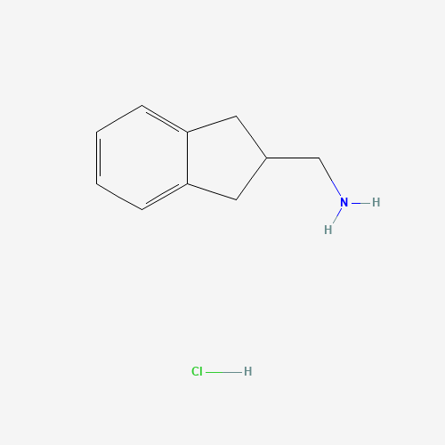 N-Methyl-2-indanamine hydrochloride (CAS: 178955-07-2) - Chemical Structure and Molecular Formula 