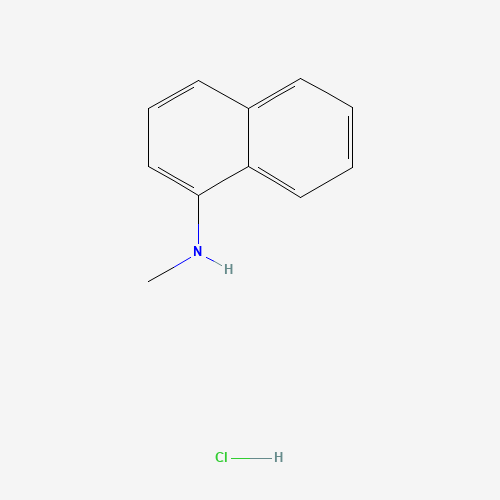 N-Methylnaphthalen-1-amine hydrochloride (CAS: 4643-36-1) - Chemical Structure and Molecular Formula 