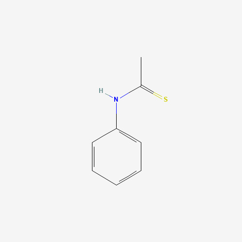 N-Phenylethanthioamid (CAS: 637-53-6) - Chemical Structure and Molecular Formula 