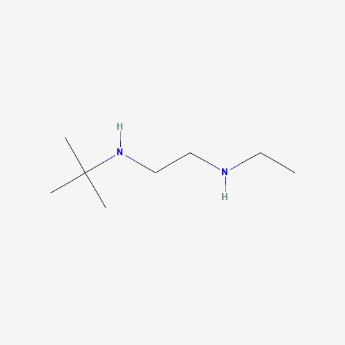 N-tert-Butyl-N'-ethylethane-1,2-diamine (CAS: 886500-74-9) - Chemical Structure and Molecular Formula 