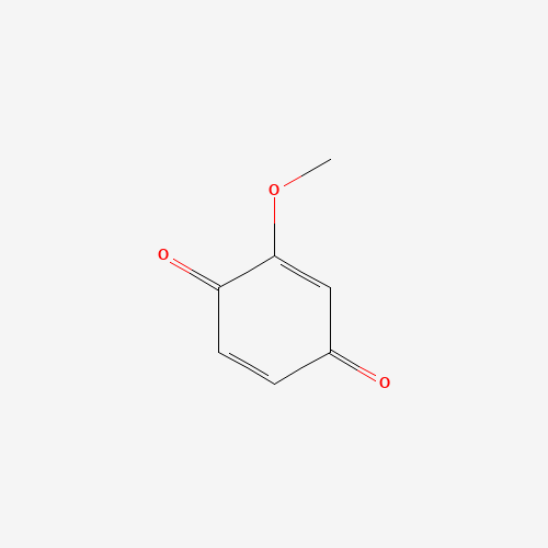 p-Benzoquinone, methoxy (CAS: 2880-58-2) - Chemical Structure and Molecular Formula 