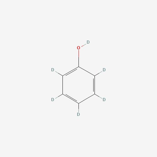 Phenol-d6 (CAS: 13127-88-3) - Chemical Structure and Molecular Formula 