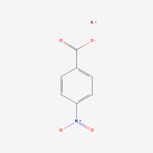 Potassium 4-nitrobenzoate (CAS: 15922-01-7) - Chemical Structure and Molecular Formula 