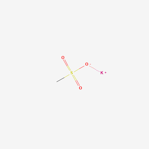 Potassium Methanesulfonate (CAS: 2386-56-3) - Chemical Structure and Molecular Formula 