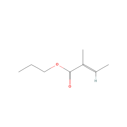 Propyl (2E)-2-methylbut-2-enoate (CAS: 61692-83-9) - Related Chemical Product