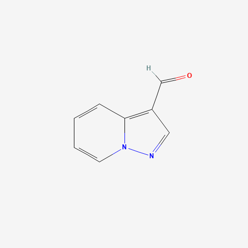 Pyrazolo[1,5-a]pyridin-3-carbaldehyd (CAS: 73957-66-1) - Chemical Structure and Molecular Formula 