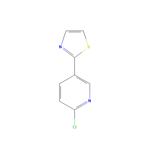 pyridine, 2-chloro-5-(2-thiazolyl)- (CAS: 760193-03-1) - Related Chemical Product