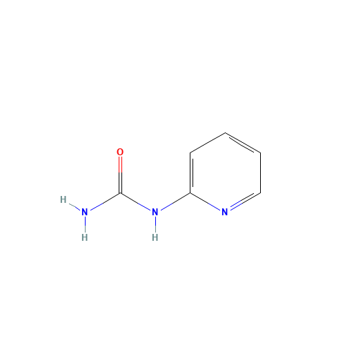 pyridyl urea (CAS: 13114-64-2) - Chemical Structure and Molecular Formula 