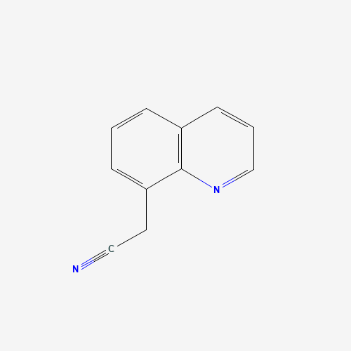 quinolin-8-ylacetonitrile (CAS: 66819-06-5) - Chemical Structure and Molecular Formula 