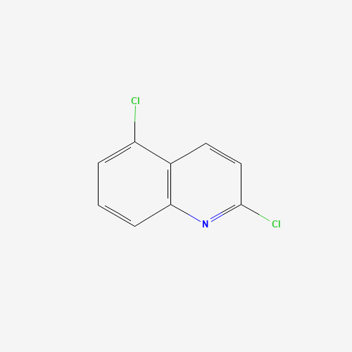 Quinoline, 2,5-dichloro- (CAS: 59412-12-3) - Chemical Structure and Molecular Formula 