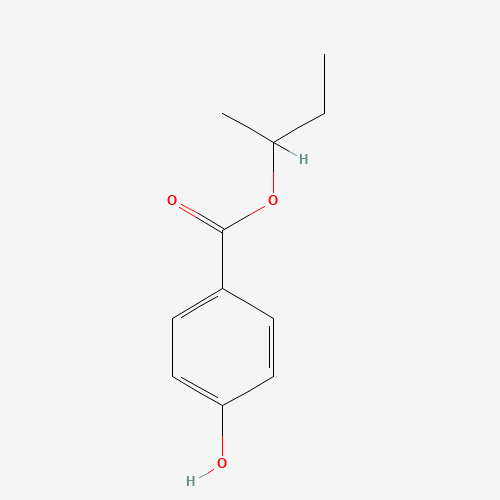 sec-Butyl 4-Hydroxybenzoate (CAS: 17696-61-6) - Chemical Structure and Molecular Formula 