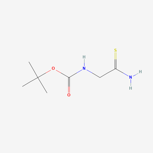 tert-Butyl (2-amino-2-thioxoethyl)carbamate (CAS: 89226-13-1) - Chemical Structure and Molecular Formula 