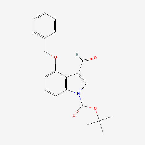 tert-Butyl 4-(benzyloxy)-3-formyl-1H-indole-1-carboxylate (CAS: 404888-01-3) - Related Chemical Product
