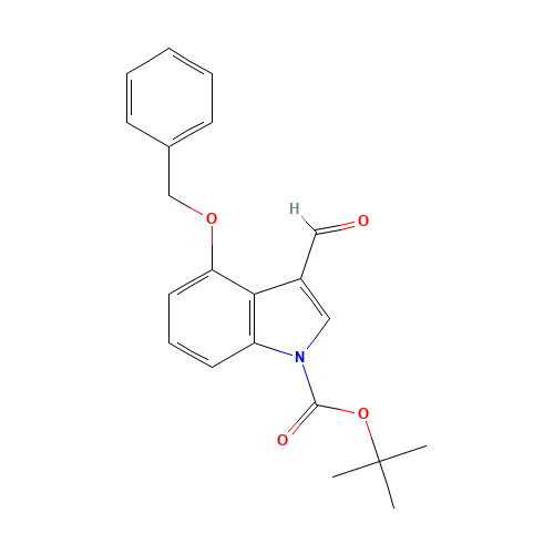 tert-Butyl 4-(benzyloxy)-3-formyl-1H-indole-1-carboxylate (CAS: 404888-01-3) - Related Chemical Product