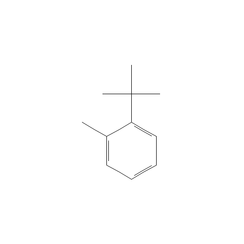 TERT-BUTYLTOLUENE (CAS: 1074-92-6) - Chemical Structure and Molecular Formula 