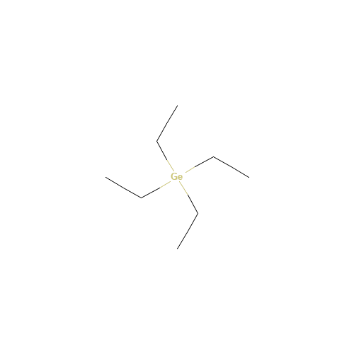 Tetraethylgermane (CAS: 597-63-7) - Chemical Structure and Molecular Formula 