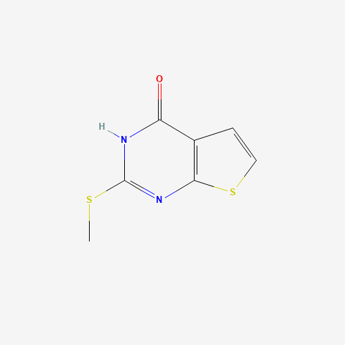 thieno[2,3-d]pyrimidin-4(3H)-one, 2-(methylthio)- (CAS: 309976-36-1) - Chemical Structure and Molecular Formula 