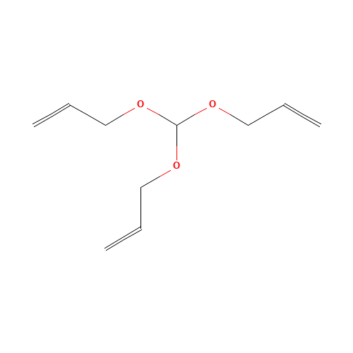 Triallyl orthoformate (CAS: 16754-50-0) - Chemical Structure and Molecular Formula 
