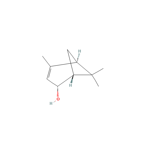 verbenol (CAS: 13040-03-4) - Chemical Structure and Molecular Formula 