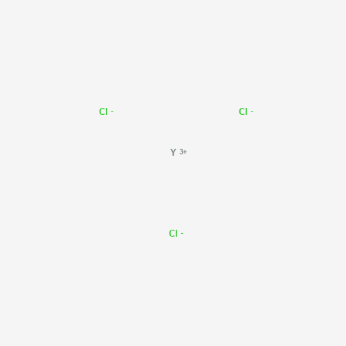 yttrium(+3) cation chloride hexahydrate (CAS: 10361-92-9) - Chemical Structure and Molecular Formula 