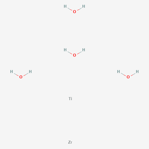 zirconium titanate (CAS: 12036-70-3) - Chemical Structure and Molecular Formula 