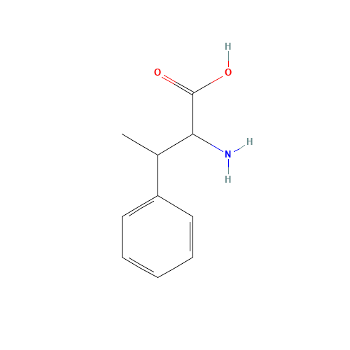 b-Methylphenylalanine (CAS: 2260-12-0) - Chemical Structure and Molecular Formula 